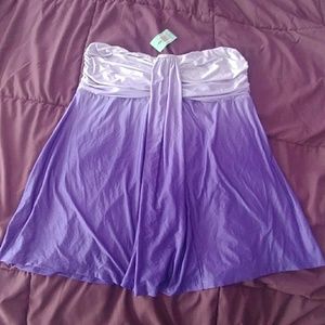 Torrid Purple Ombre Tube Top size 2